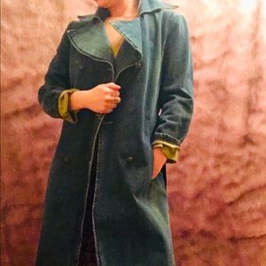 Vintage 1980’s Denim Trench